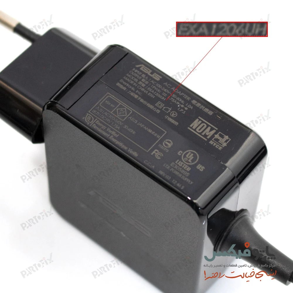 شارژر اورجینال لپ تاپ ایسوس 19 ولت 1.75 آمپر کانکتور Micro USB